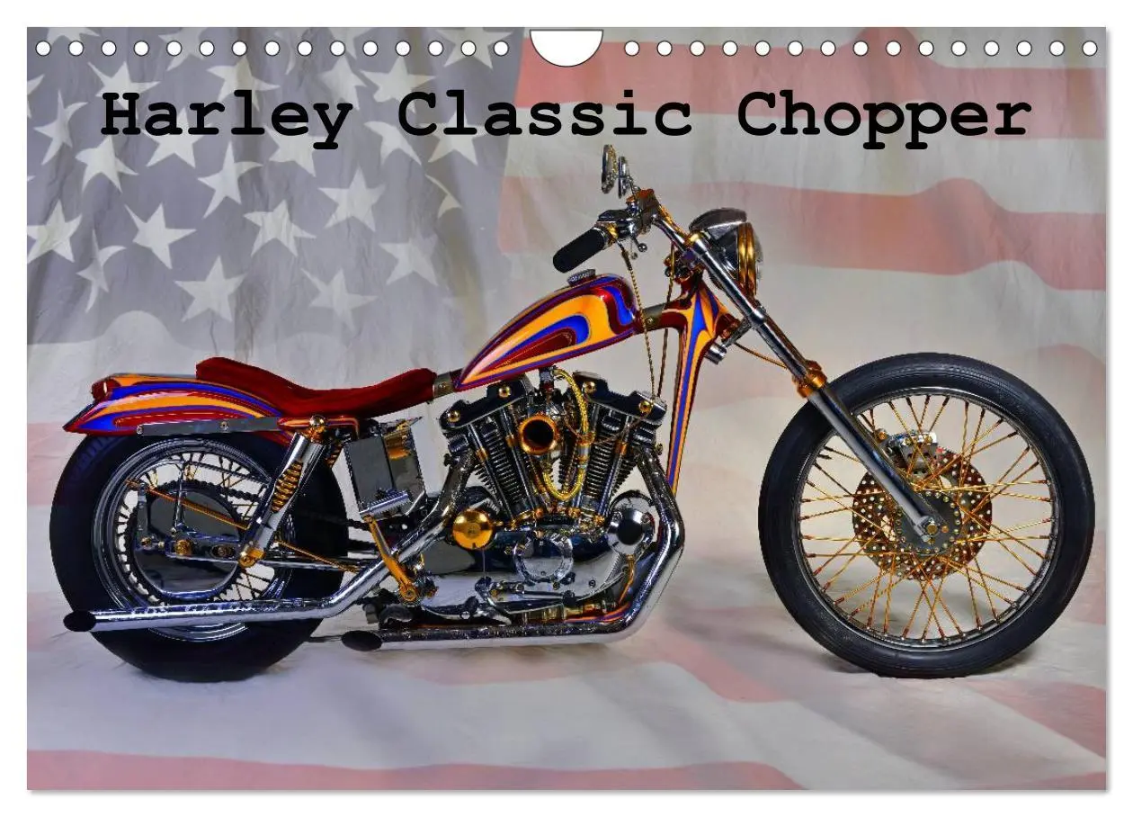 Cover: 9783516126228 | Harley Classic Chopper (Wandkalender 2026 DIN A4 quer), CALVENDO...