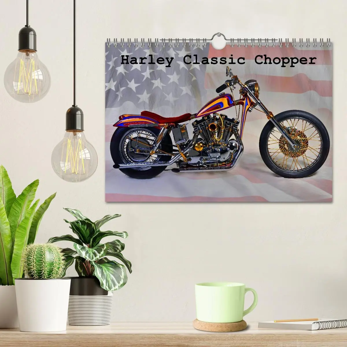 Bild: 9783516126228 | Harley Classic Chopper (Wandkalender 2026 DIN A4 quer), CALVENDO...