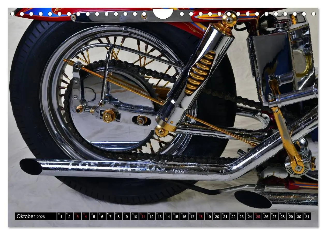 Bild: 9783516126228 | Harley Classic Chopper (Wandkalender 2026 DIN A4 quer), CALVENDO...