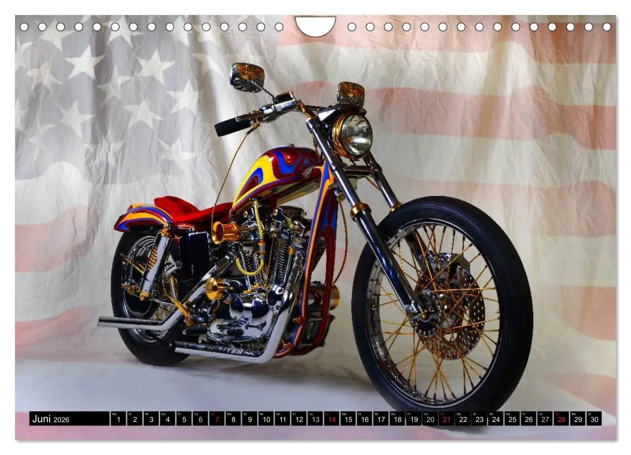 Bild: 9783516126228 | Harley Classic Chopper (Wandkalender 2026 DIN A4 quer), CALVENDO...