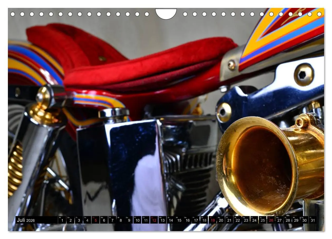 Bild: 9783516126228 | Harley Classic Chopper (Wandkalender 2026 DIN A4 quer), CALVENDO...