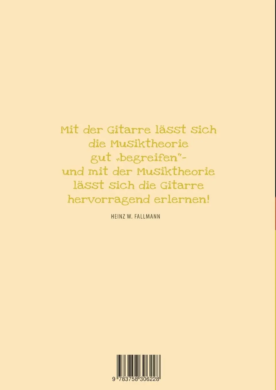 Rückseite: 9783758306228 | Von der Zahl bis zur Note - Lehrheft | Lehrheft | Fallmann | Buch