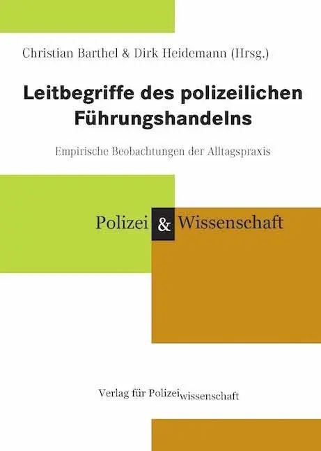 Cover: 9783866766228 | Leitbegriffe des polizeilichen Führungshandelns | Barthel (u. a.)