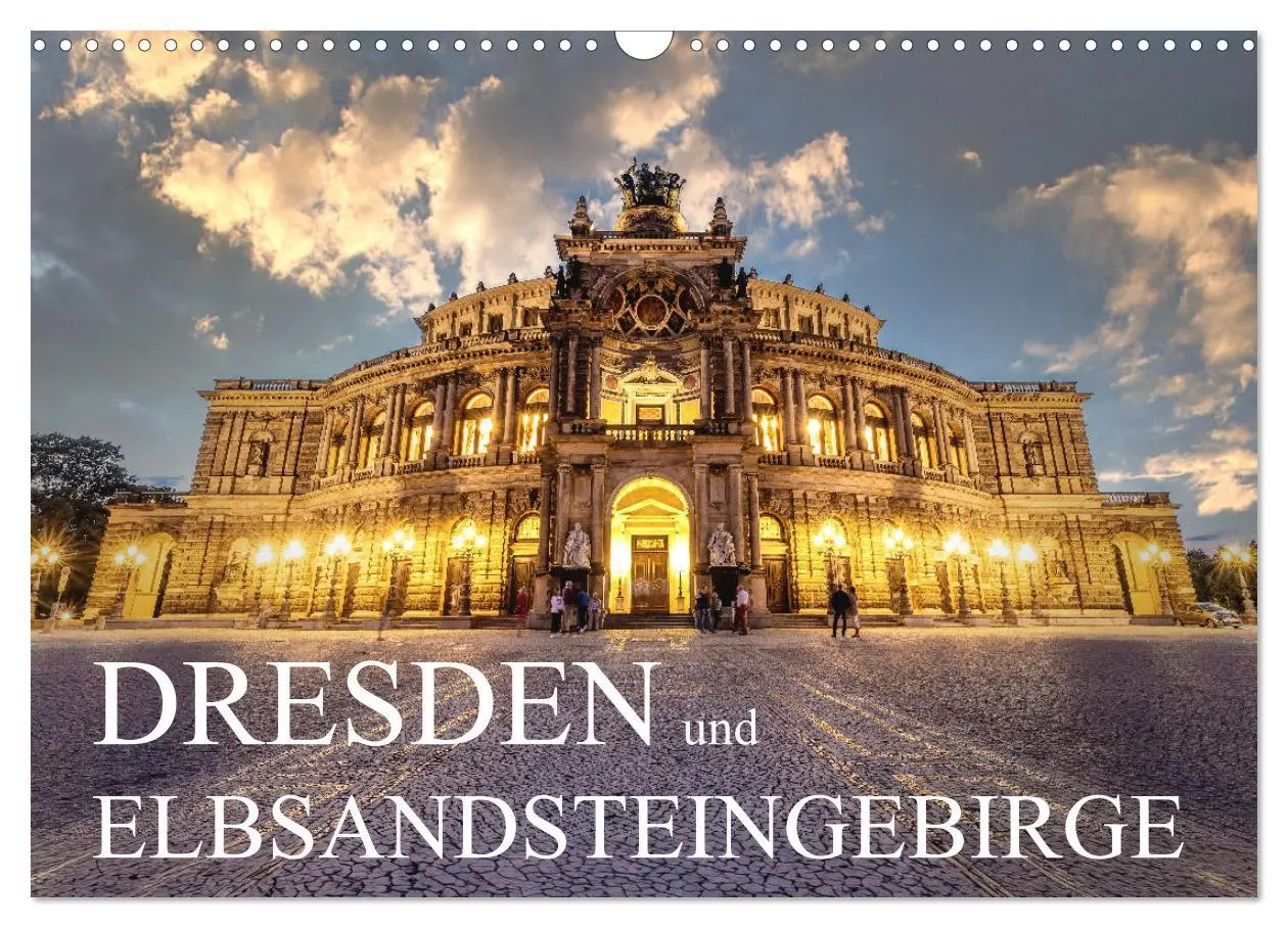 Cover: 9783457406328 | Dresden und Elbsandsteingebirge (Wandkalender 2026 DIN A3 quer),...