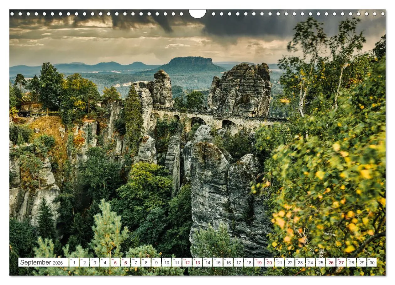 Bild: 9783457406328 | Dresden und Elbsandsteingebirge (Wandkalender 2026 DIN A3 quer),...