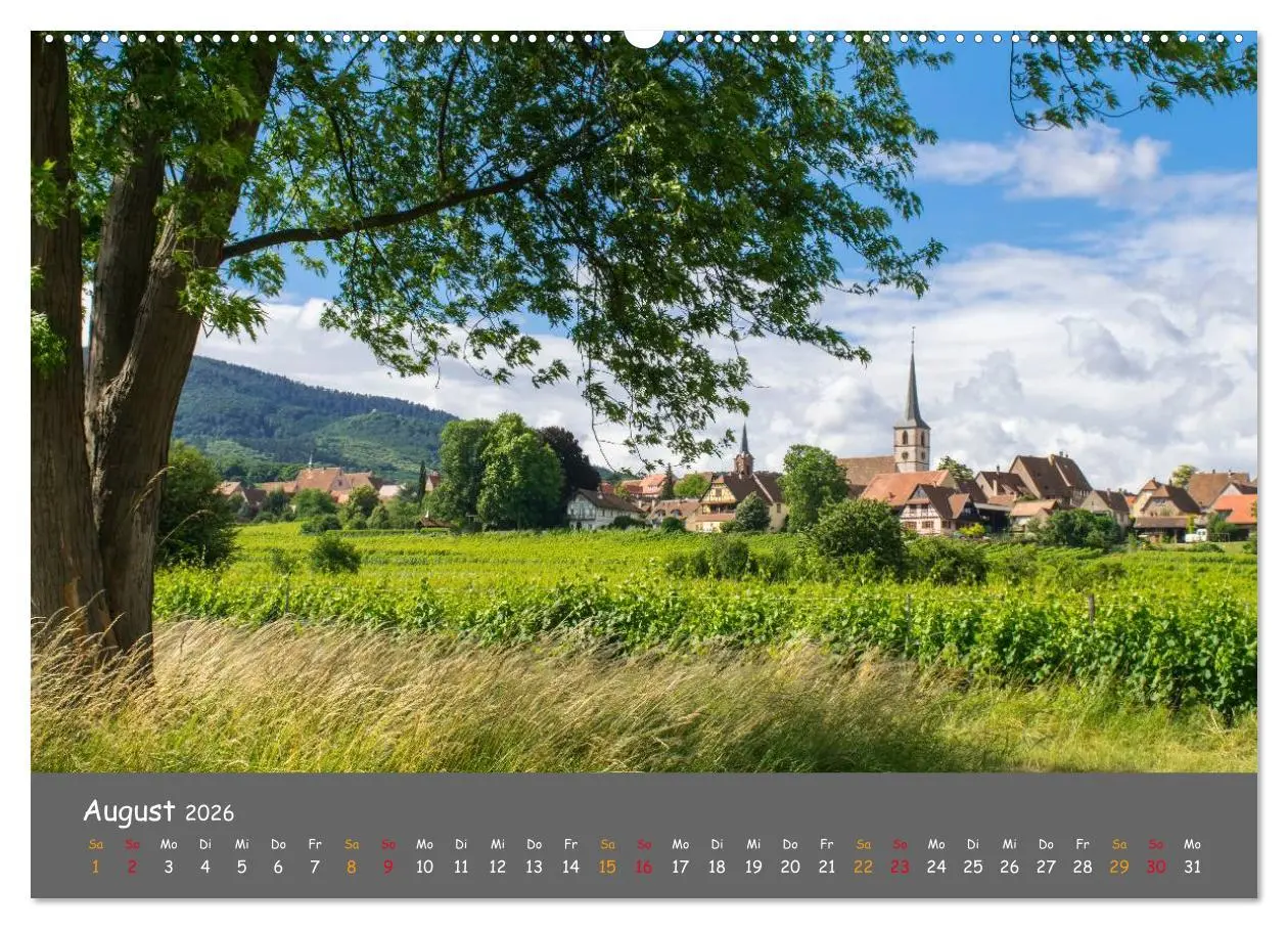 Bild: 9783516046328 | Eindrücke aus dem Elsass (hochwertiger Premium Wandkalender 2026...