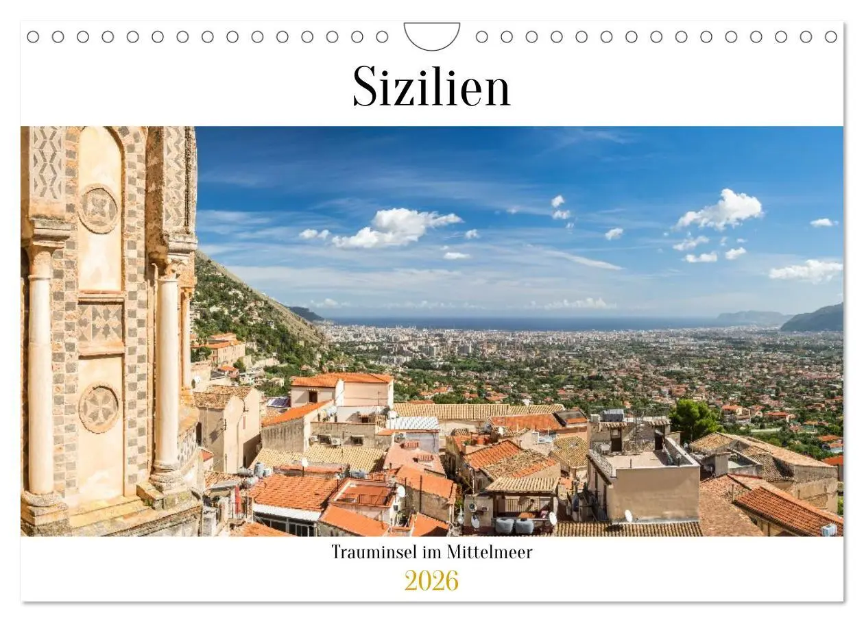 Cover: 9783516596328 | Sizilien: Trauminsel im Mittelmeer (Wandkalender 2026 DIN A4 quer),...