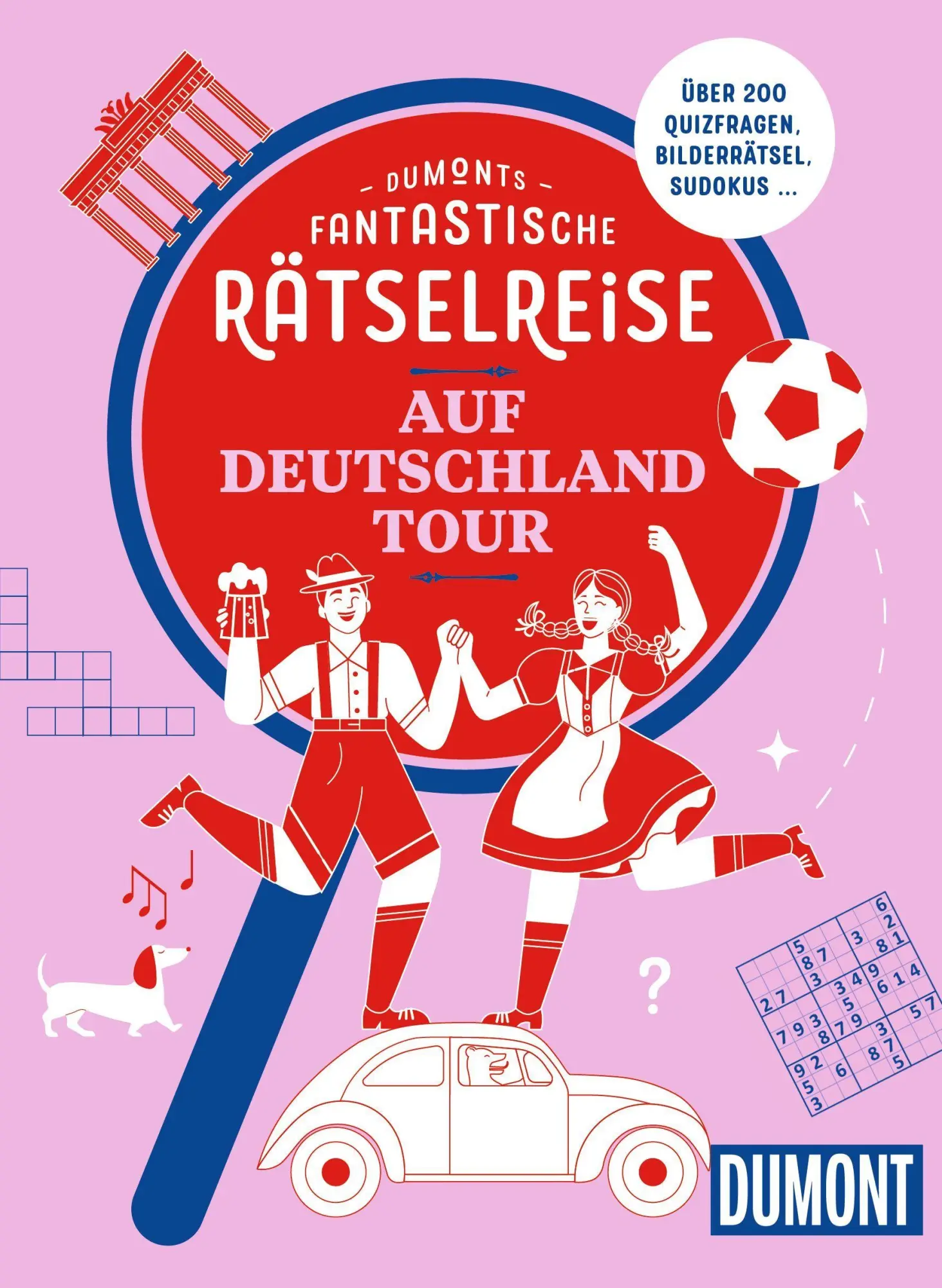 Cover: 9783616036328 | DUMONTs Fantastische Rätselreise Auf Deutschlandtour | Stefan Heine