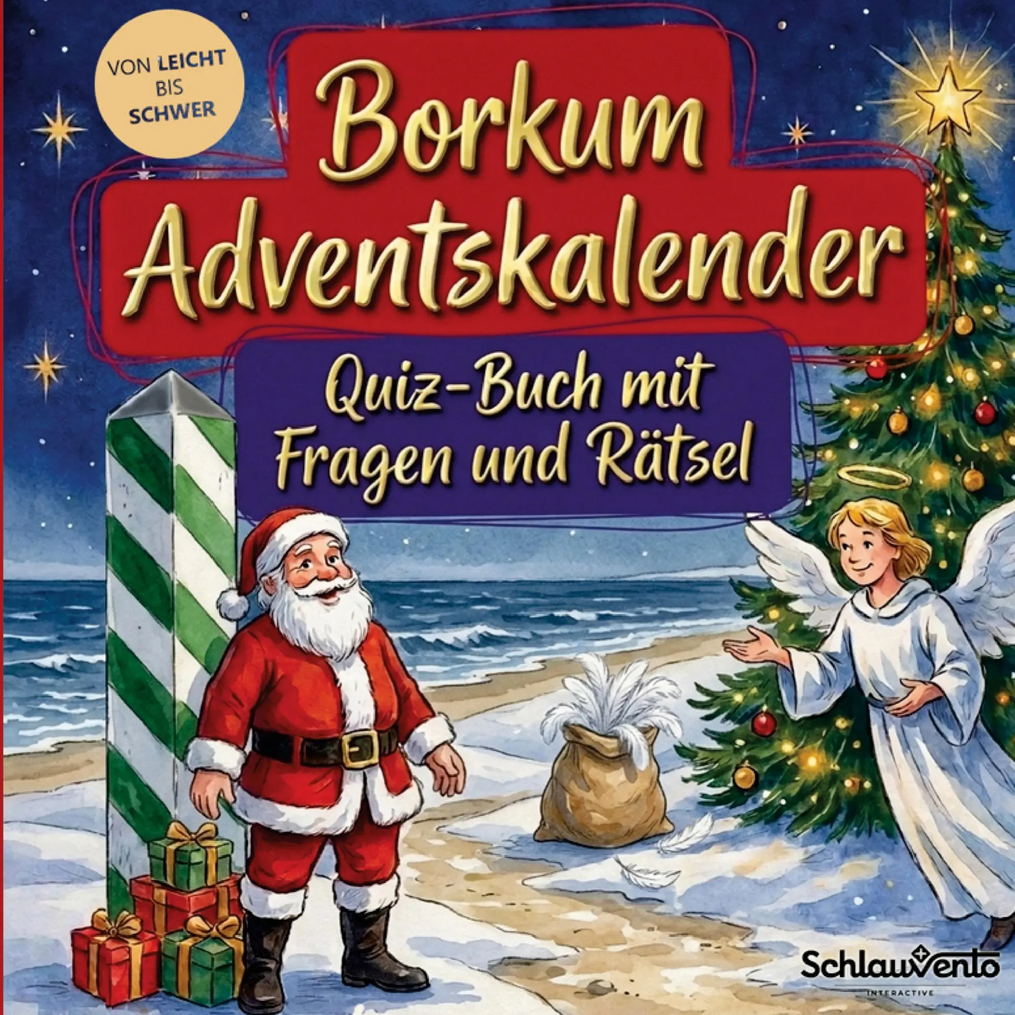 Cover: 9783693196328 | Borkum-Adventskalender: Quiz-Buch mit Fragen und Rätsel | Interactive