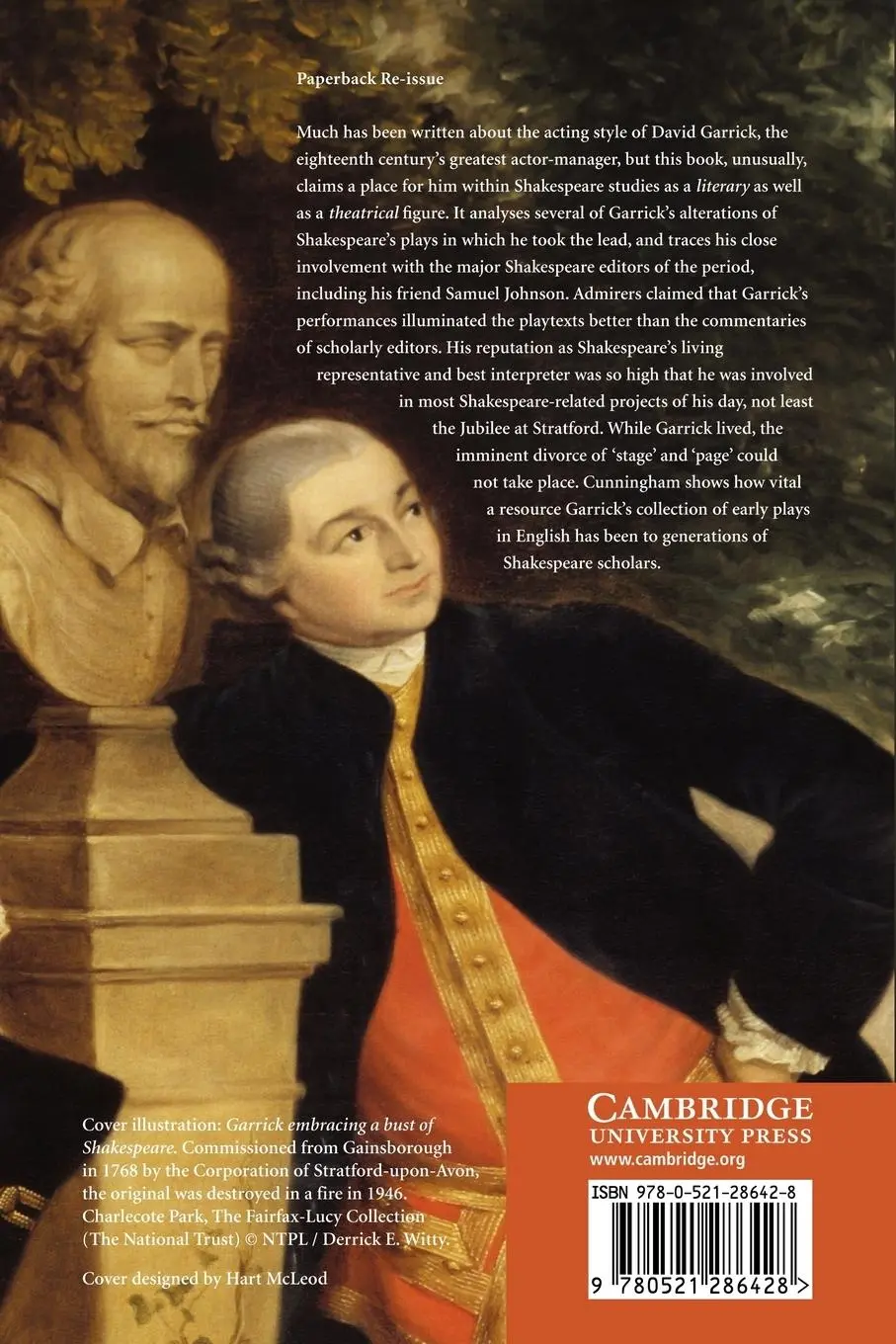 Rückseite: 9780521286428 | Shakespeare and Garrick | Vanessa Cunningham | Taschenbuch | Englisch