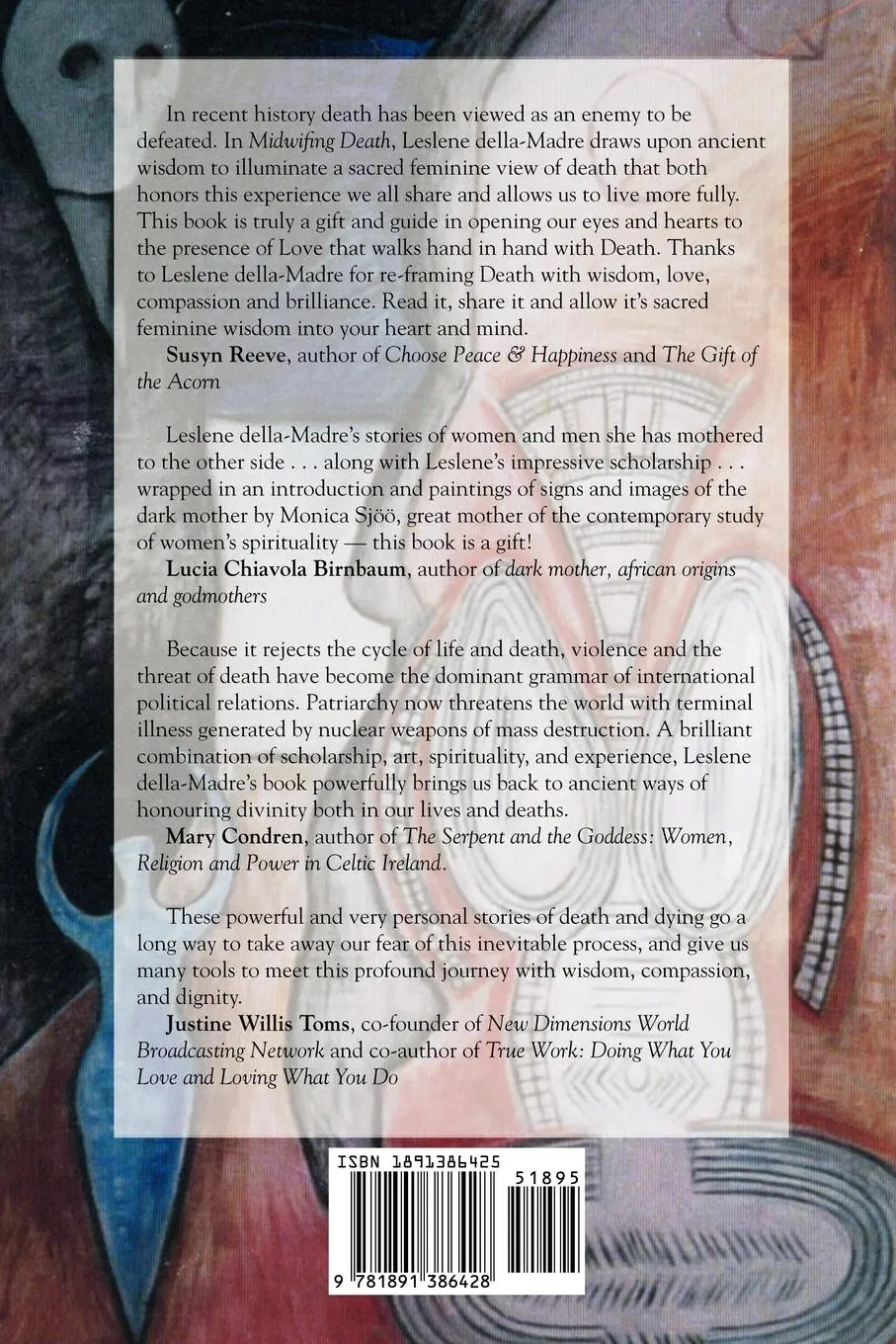 Rückseite: 9781891386428 | Midwifing Death | Returning to the Arms of the Ancient Mother | Madre