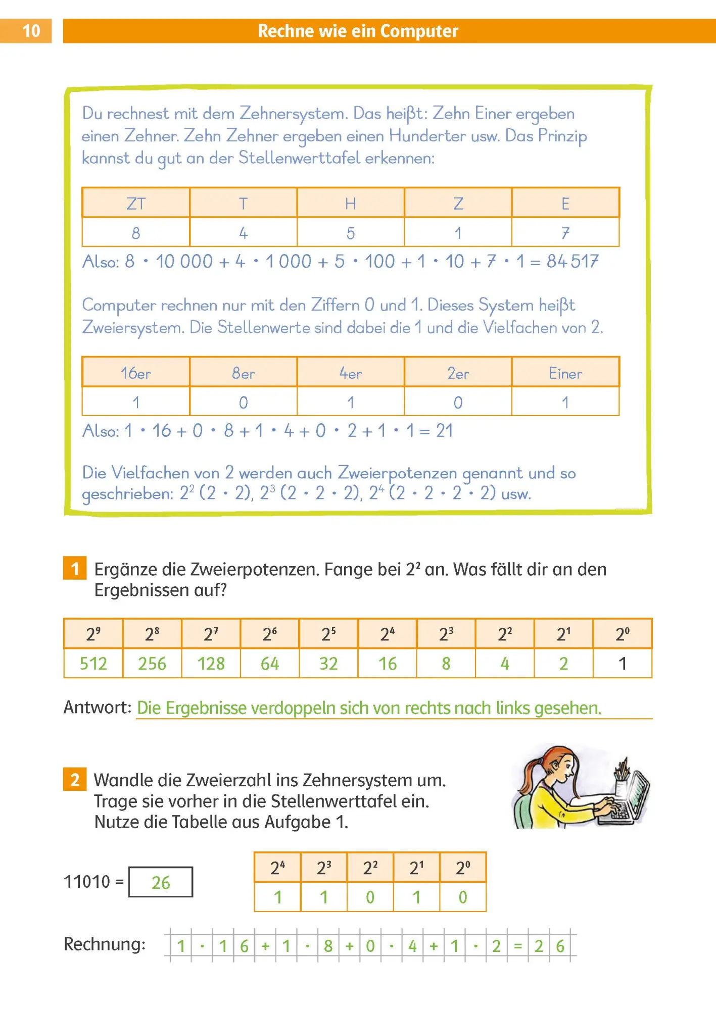 Bild: 9783129496428 | Klett Die Mathe-Helden Knobelaufgaben für Mathe-Helden 4. Klasse