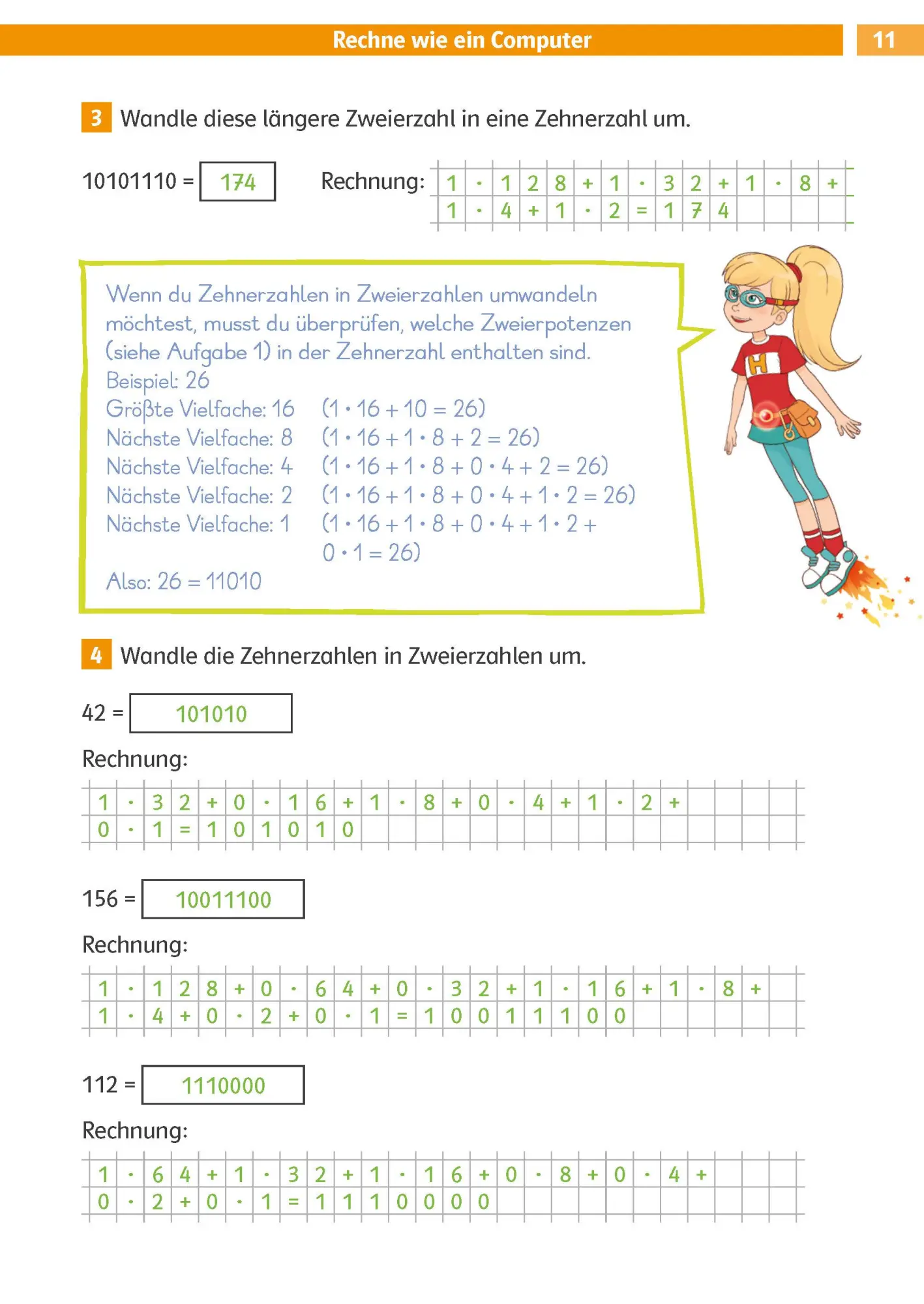 Bild: 9783129496428 | Klett Die Mathe-Helden Knobelaufgaben für Mathe-Helden 4. Klasse