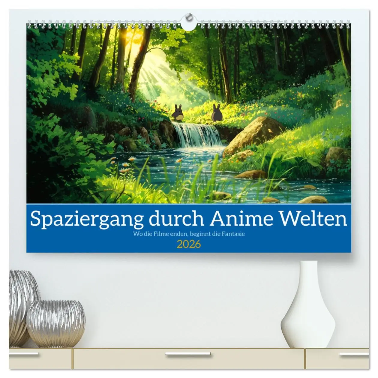 Cover: 9783457256428 | Spaziergang durch Anime Welten (hochwertiger Premium Wandkalender...