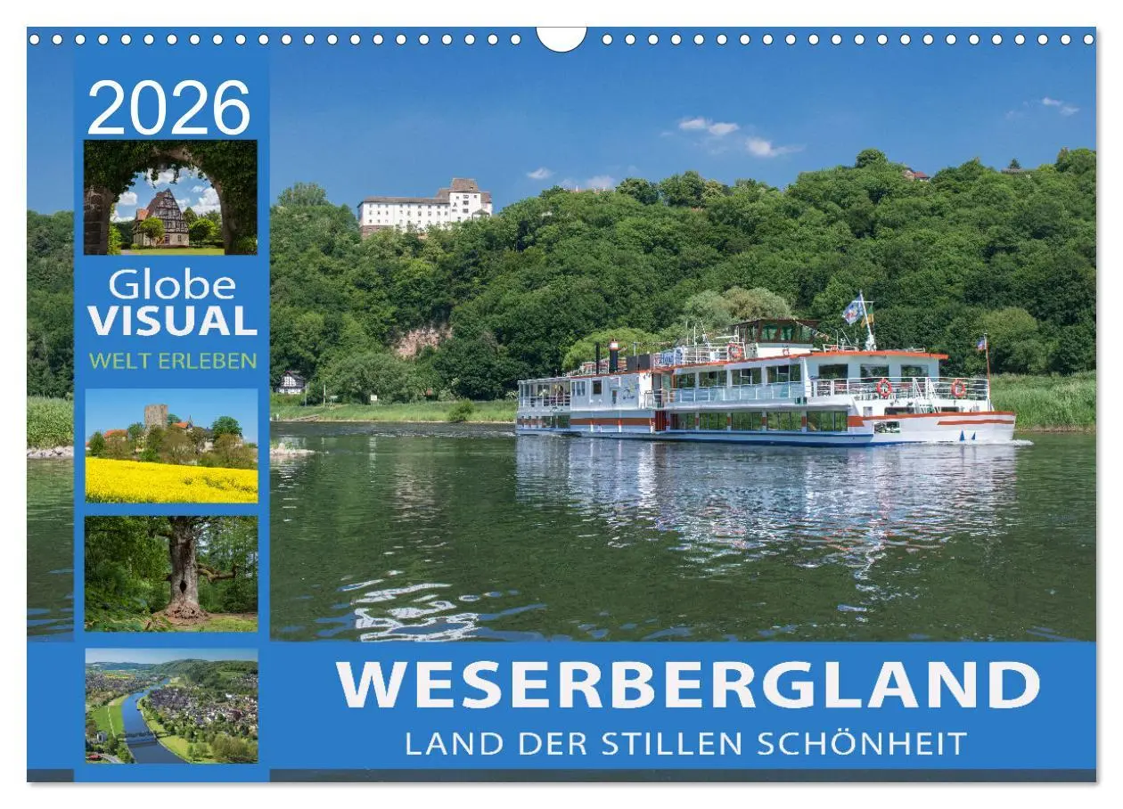 Cover: 9783457636428 | WESERBERGLAND - Land der stillen Schönheit (Wandkalender 2026 DIN...