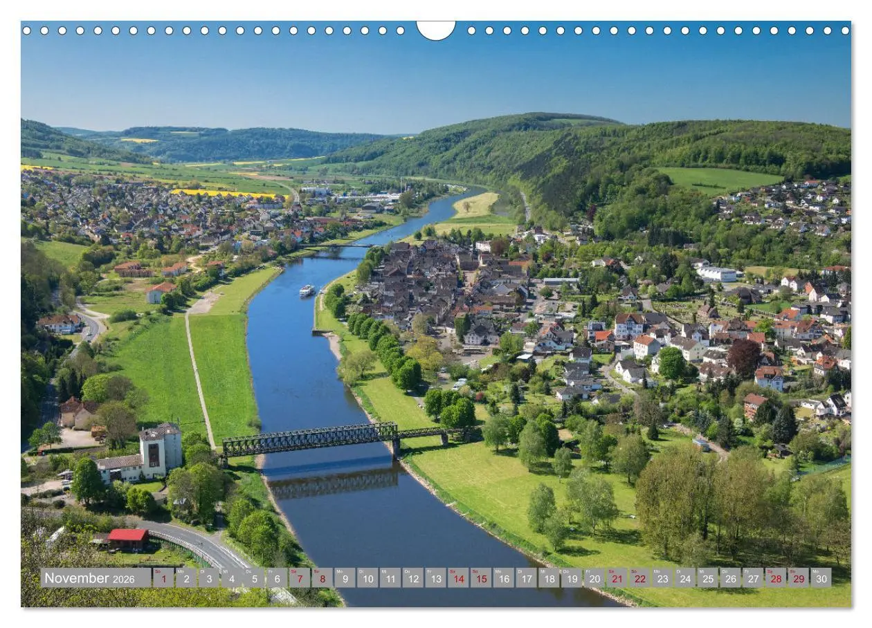 Bild: 9783457636428 | WESERBERGLAND - Land der stillen Schönheit (Wandkalender 2026 DIN...