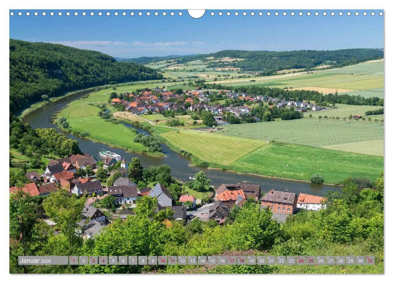 Bild: 9783457636428 | WESERBERGLAND - Land der stillen Schönheit (Wandkalender 2026 DIN...