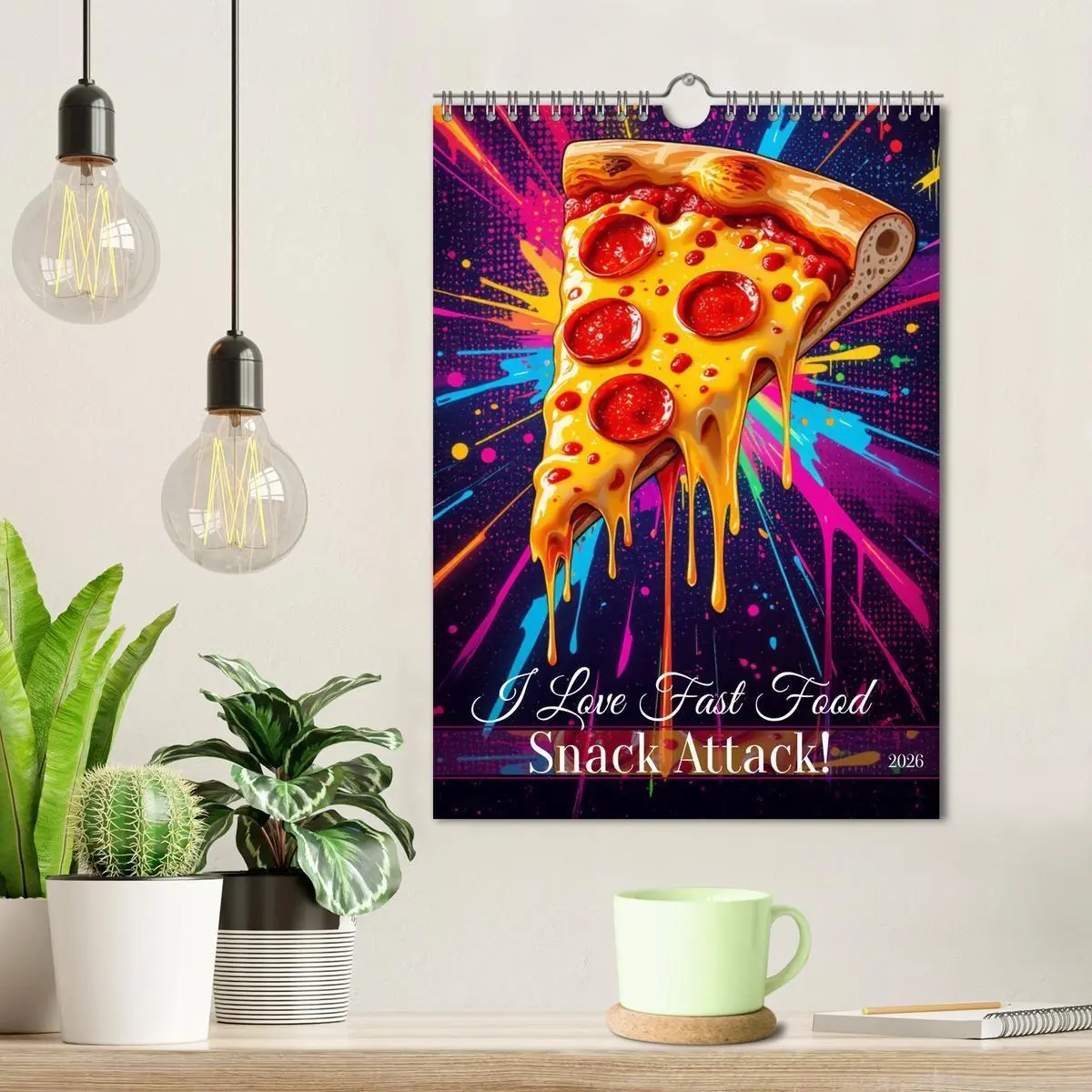 Bild: 9783516726428 | I Love Fast Food - Snack Attack! (Wandkalender 2026 DIN A4 hoch),...