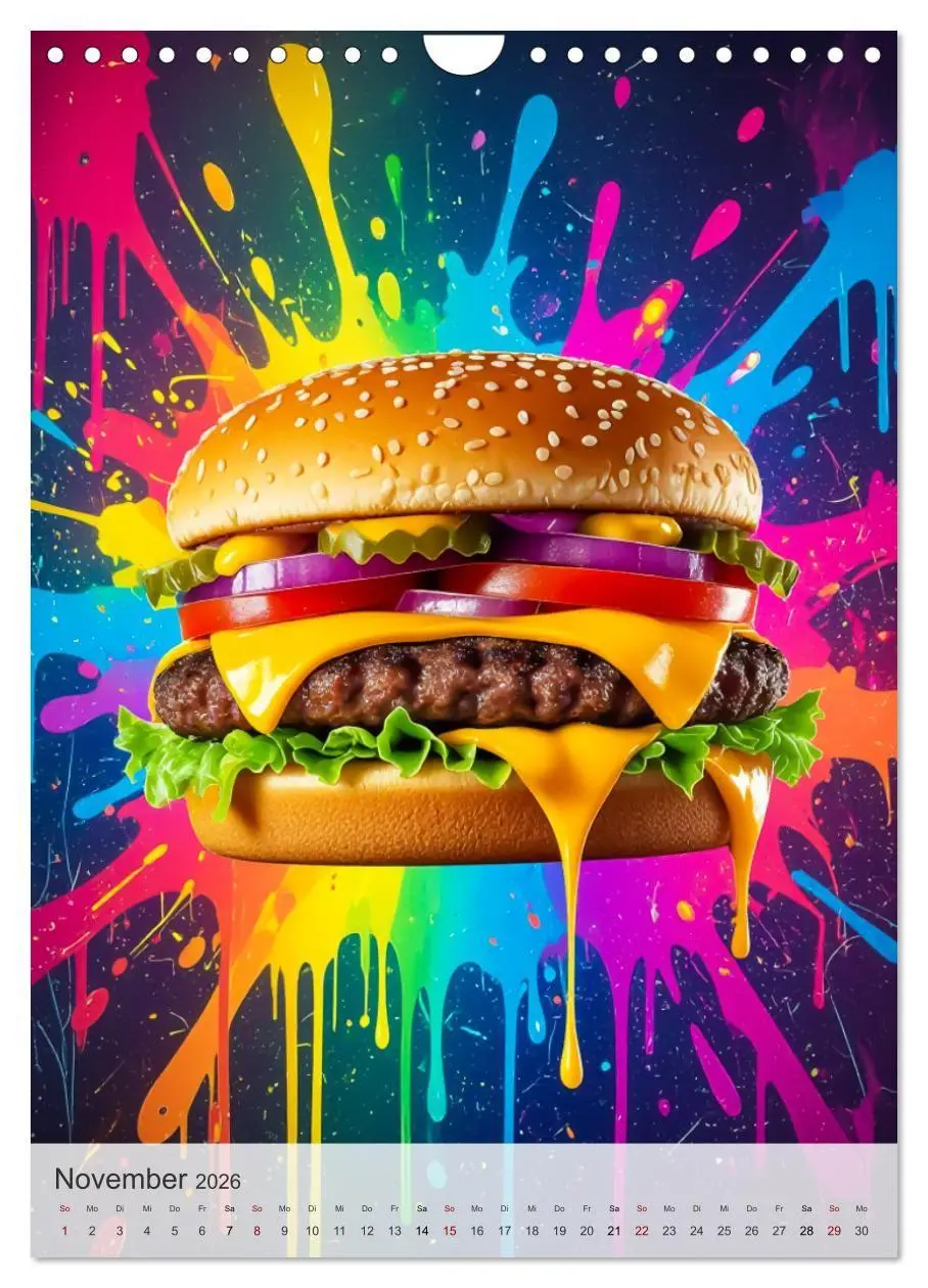 Bild: 9783516726428 | I Love Fast Food - Snack Attack! (Wandkalender 2026 DIN A4 hoch),...