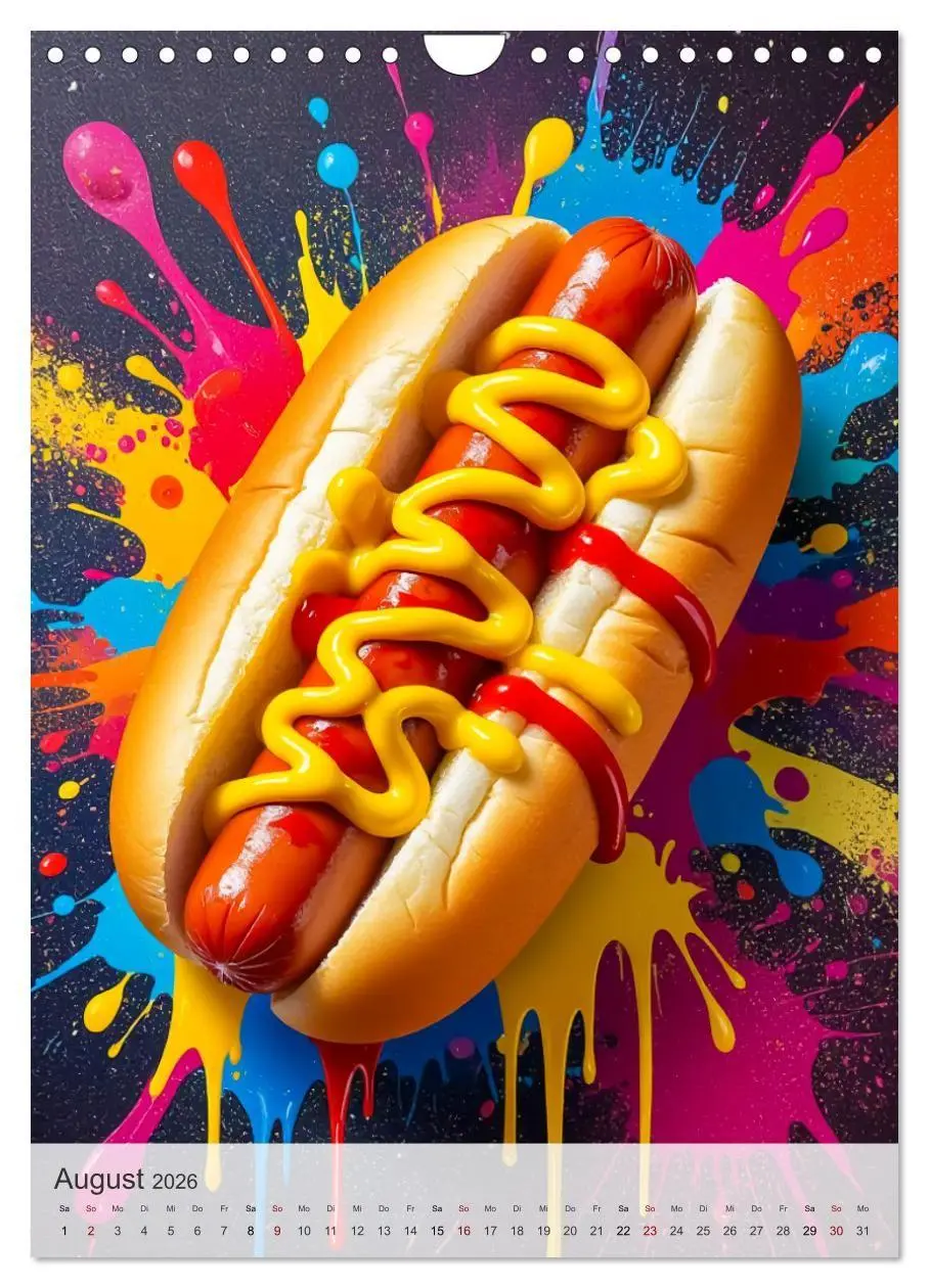Bild: 9783516726428 | I Love Fast Food - Snack Attack! (Wandkalender 2026 DIN A4 hoch),...