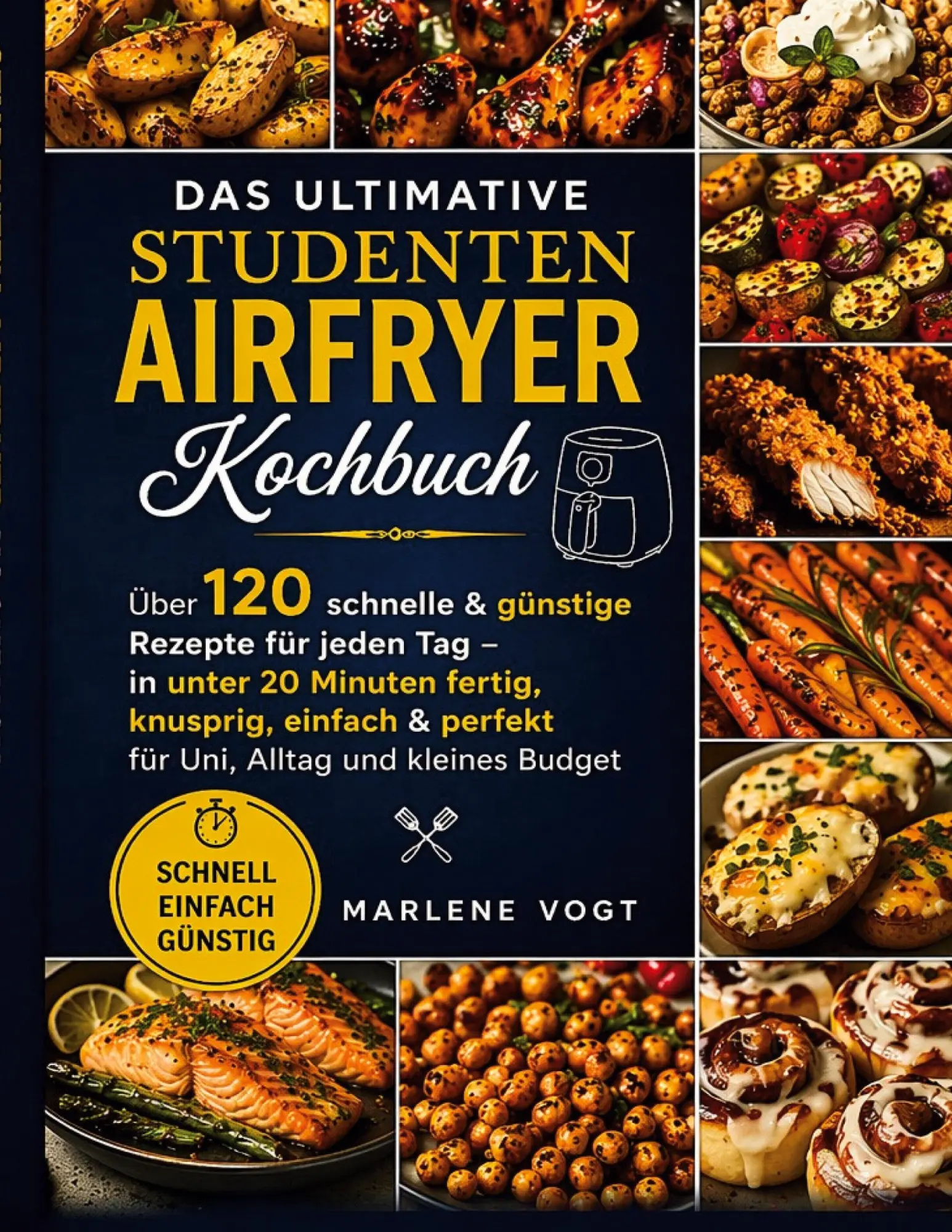 Cover: 9783696396428 | Das ultimative Studenten Airfryer Kochbuch | Marlene Vogt | Buch