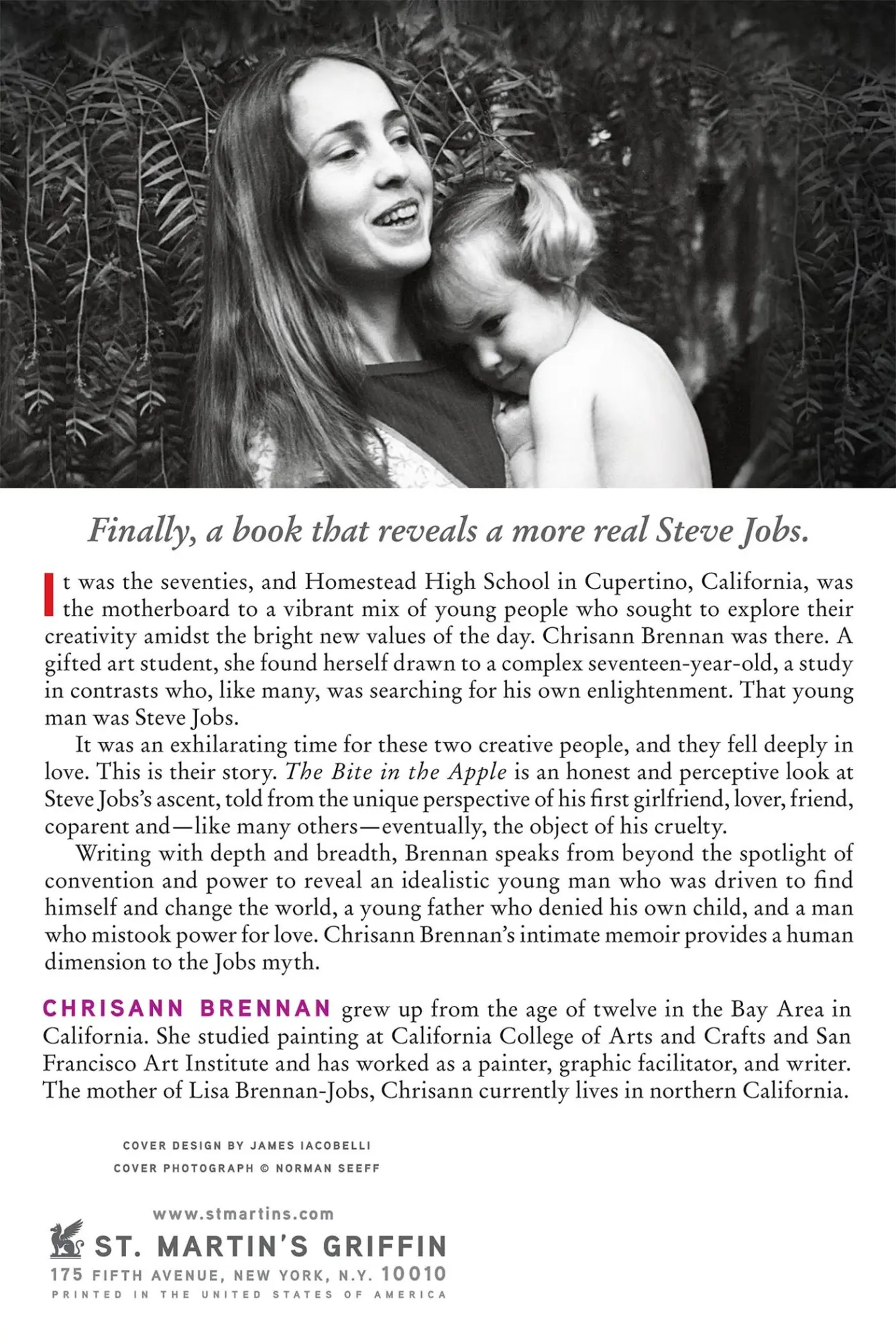Rückseite: 9781250056528 | BITE IN THE APPLE | Chrisann Brennan | Taschenbuch | Englisch | 2014