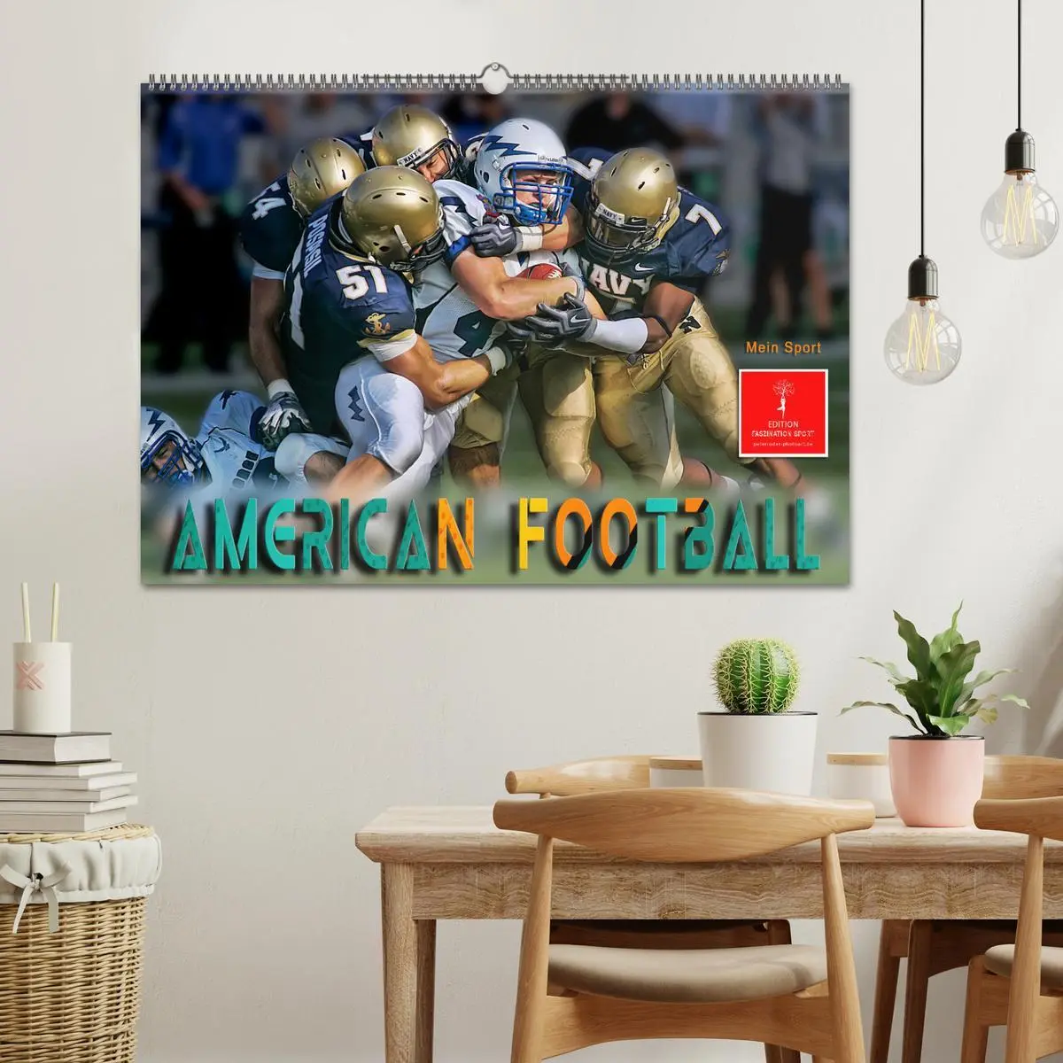 Bild: 9783457556528 | American Football - mein Sport (Wandkalender 2026 DIN A2 quer),...