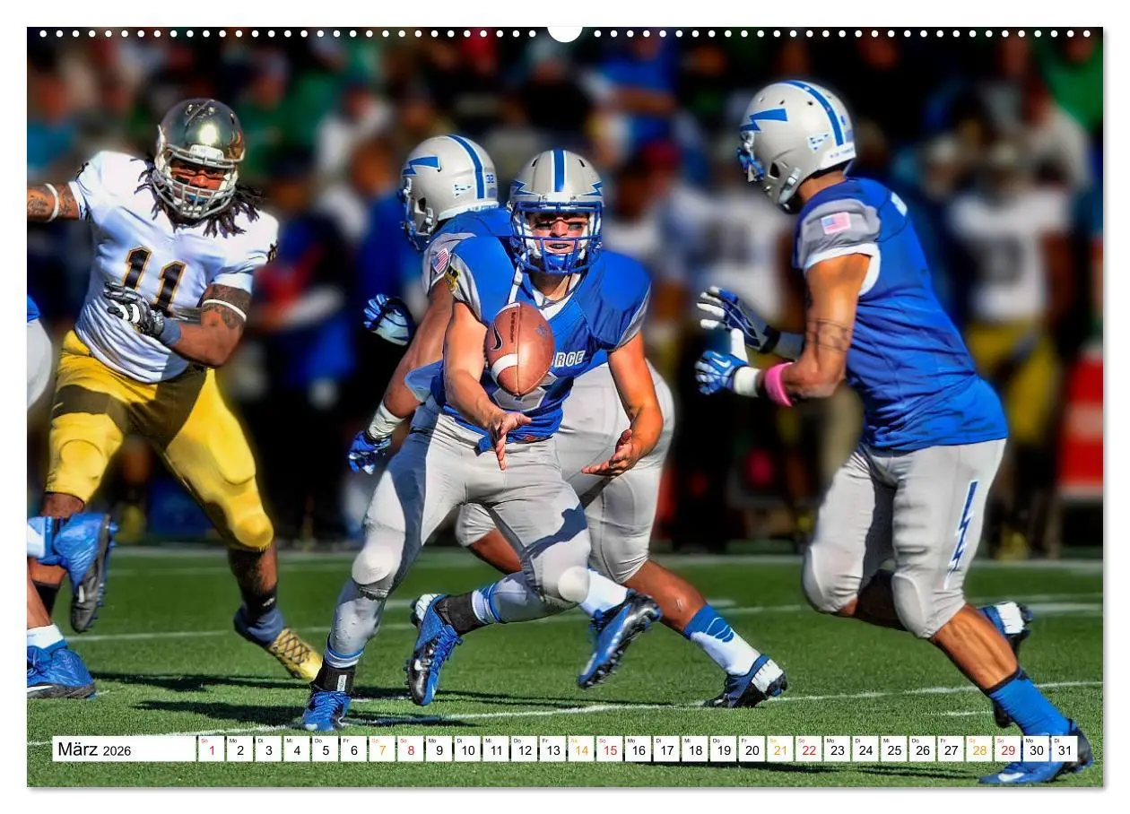 Bild: 9783457556528 | American Football - mein Sport (Wandkalender 2026 DIN A2 quer),...