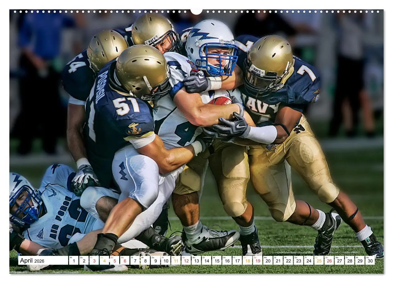 Bild: 9783457556528 | American Football - mein Sport (Wandkalender 2026 DIN A2 quer),...