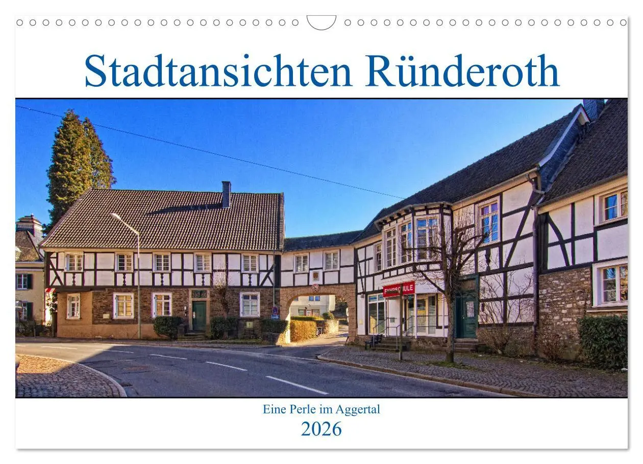 Cover: 9783457626528 | Stadtansichten Ründeroth (Wandkalender 2026 DIN A3 quer), CALVENDO...