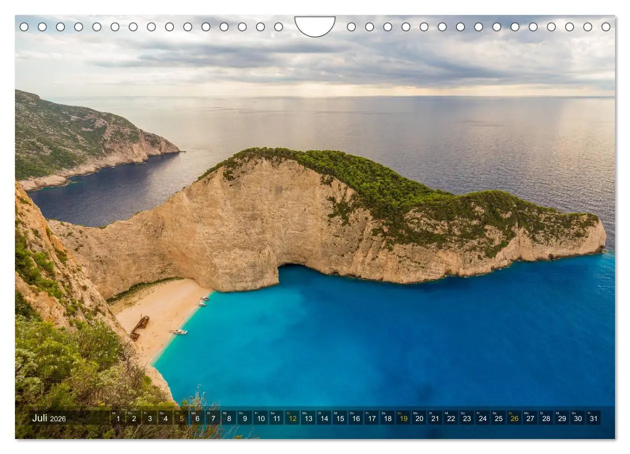 Bild: 9783457866528 | Zakynthos - Griechische Idylle im Ionischen Meer (Wandkalender 2026...