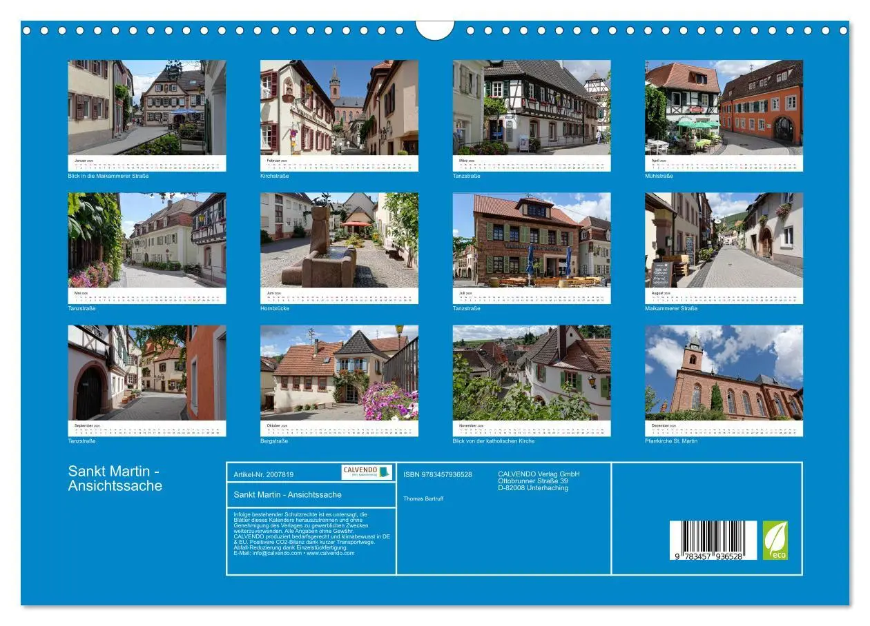 Bild: 9783457936528 | Sankt Martin - Ansichtssache (Wandkalender 2026 DIN A3 quer),...