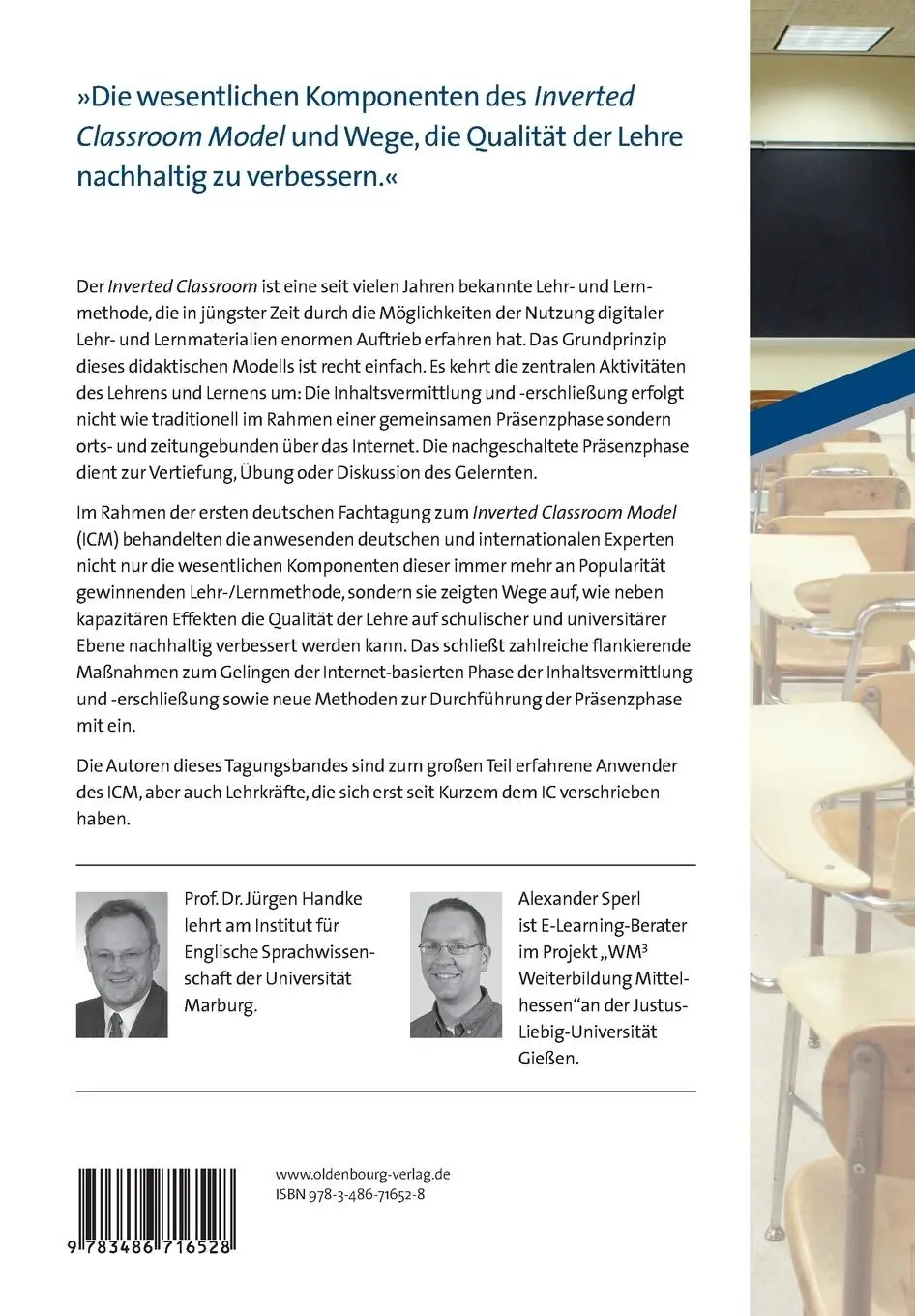 Rückseite: 9783486716528 | Das Inverted Classroom Model | Alexander Sperl (u. a.) | Taschenbuch