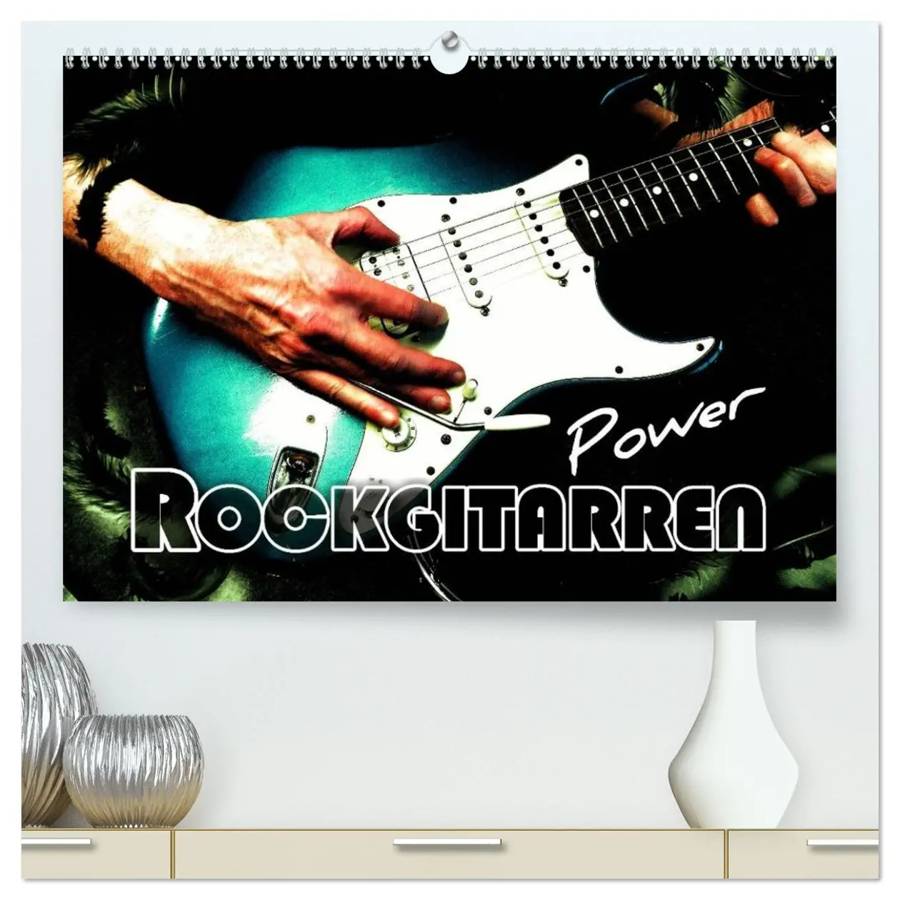 Cover: 9783516026528 | Rockgitarren Power (hochwertiger Premium Wandkalender 2026 DIN A2...