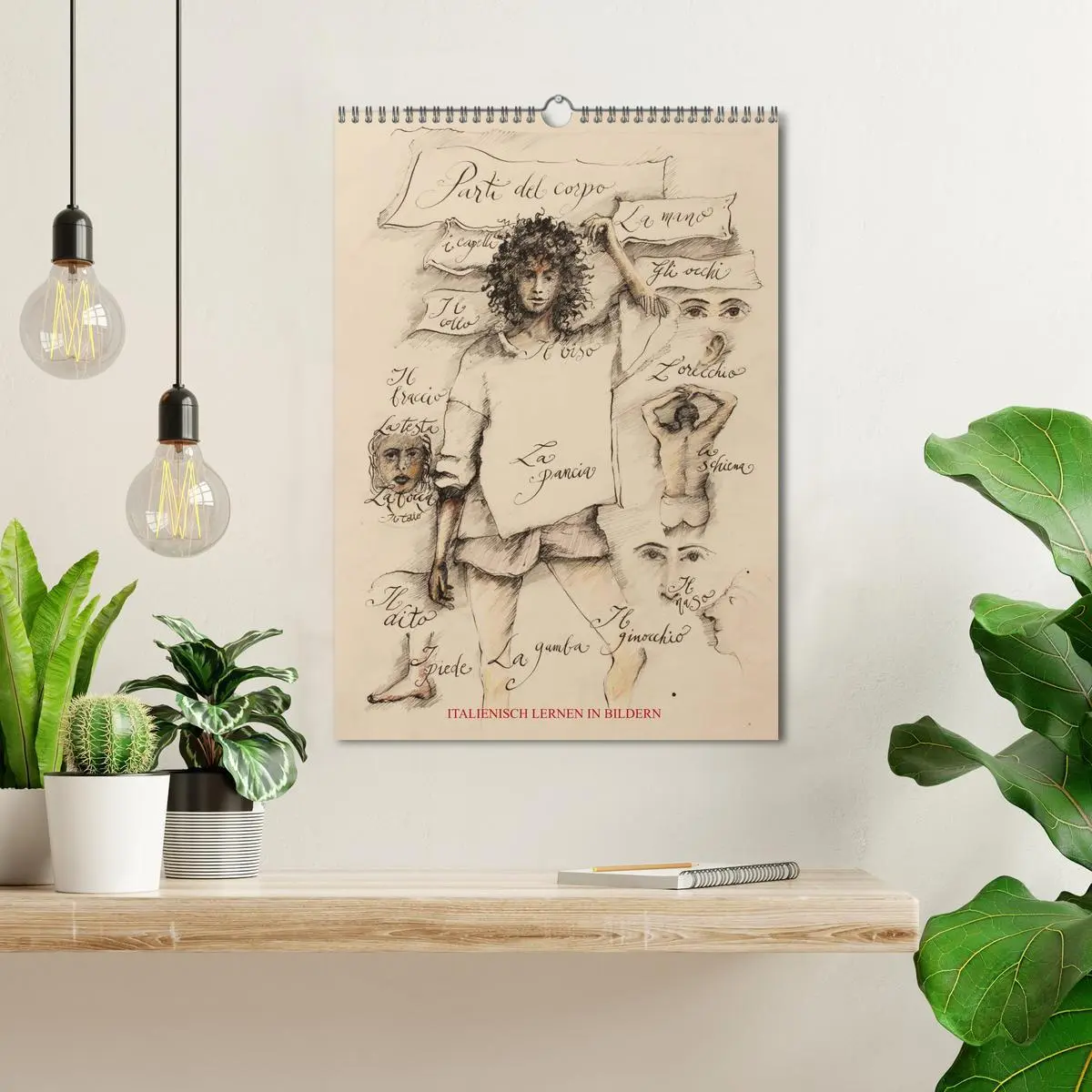 Bild: 9783516406528 | Italienisch Lernen in Bildern (Wandkalender 2026 DIN A3 hoch),...