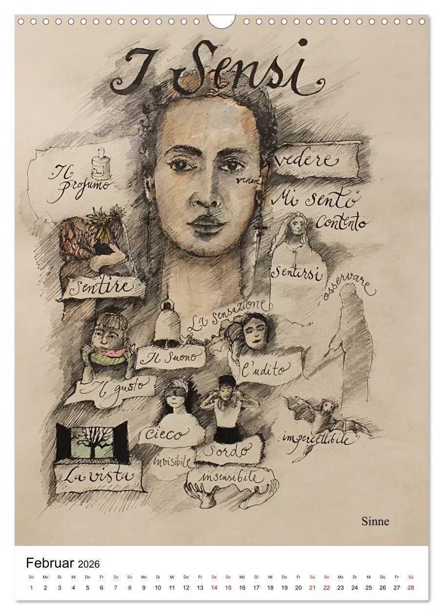 Bild: 9783516406528 | Italienisch Lernen in Bildern (Wandkalender 2026 DIN A3 hoch),...