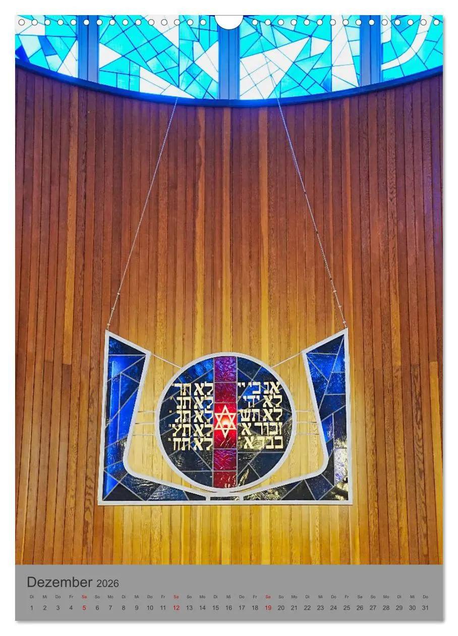 Bild: 9783516646528 | Neue Synagogen in Deutschland (Wandkalender 2026 DIN A3 hoch),...