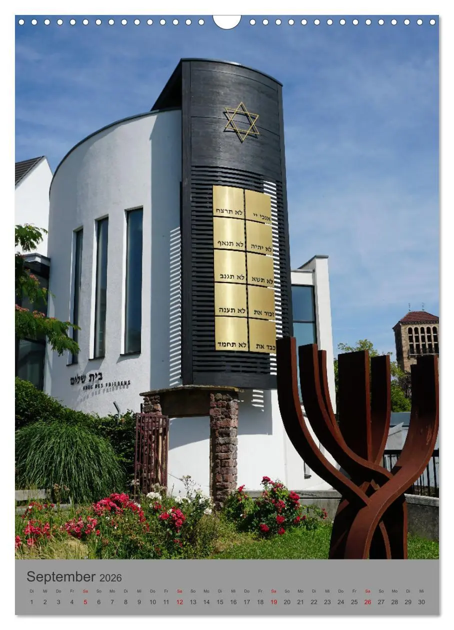 Bild: 9783516646528 | Neue Synagogen in Deutschland (Wandkalender 2026 DIN A3 hoch),...