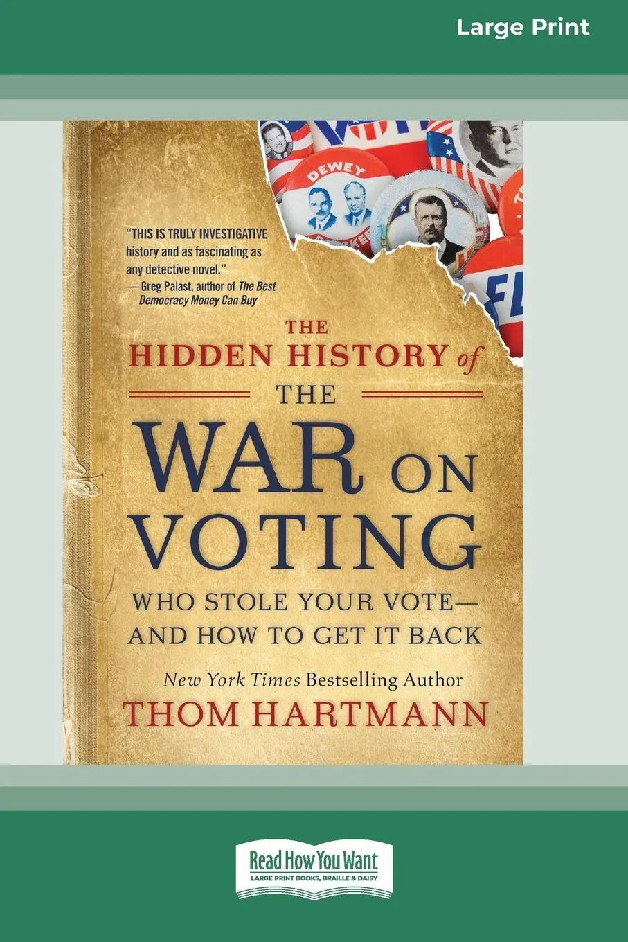 Cover: 9780369356628 | The Hidden History of the War on Voting | Thom Hartmann | Taschenbuch