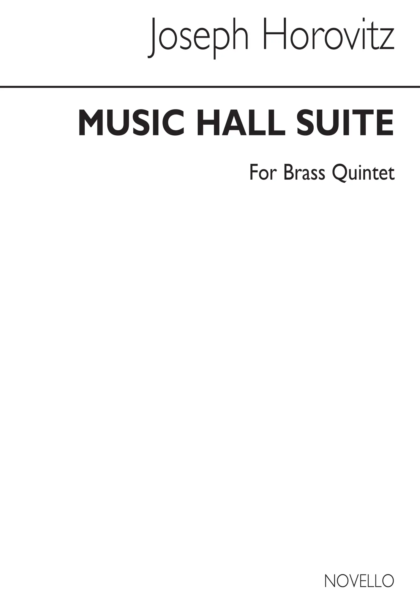 Music Hall Suite for Brass Quintet