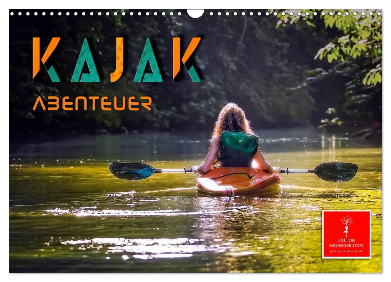 Cover: 9783457546628 | Kajak Abenteuer (Wandkalender 2026 DIN A3 quer), CALVENDO...