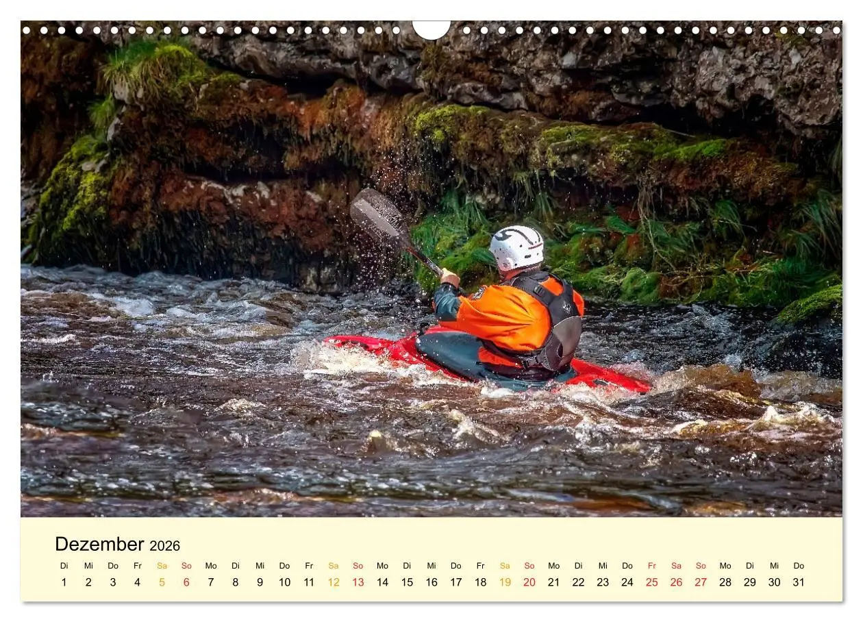 Bild: 9783457546628 | Kajak Abenteuer (Wandkalender 2026 DIN A3 quer), CALVENDO...