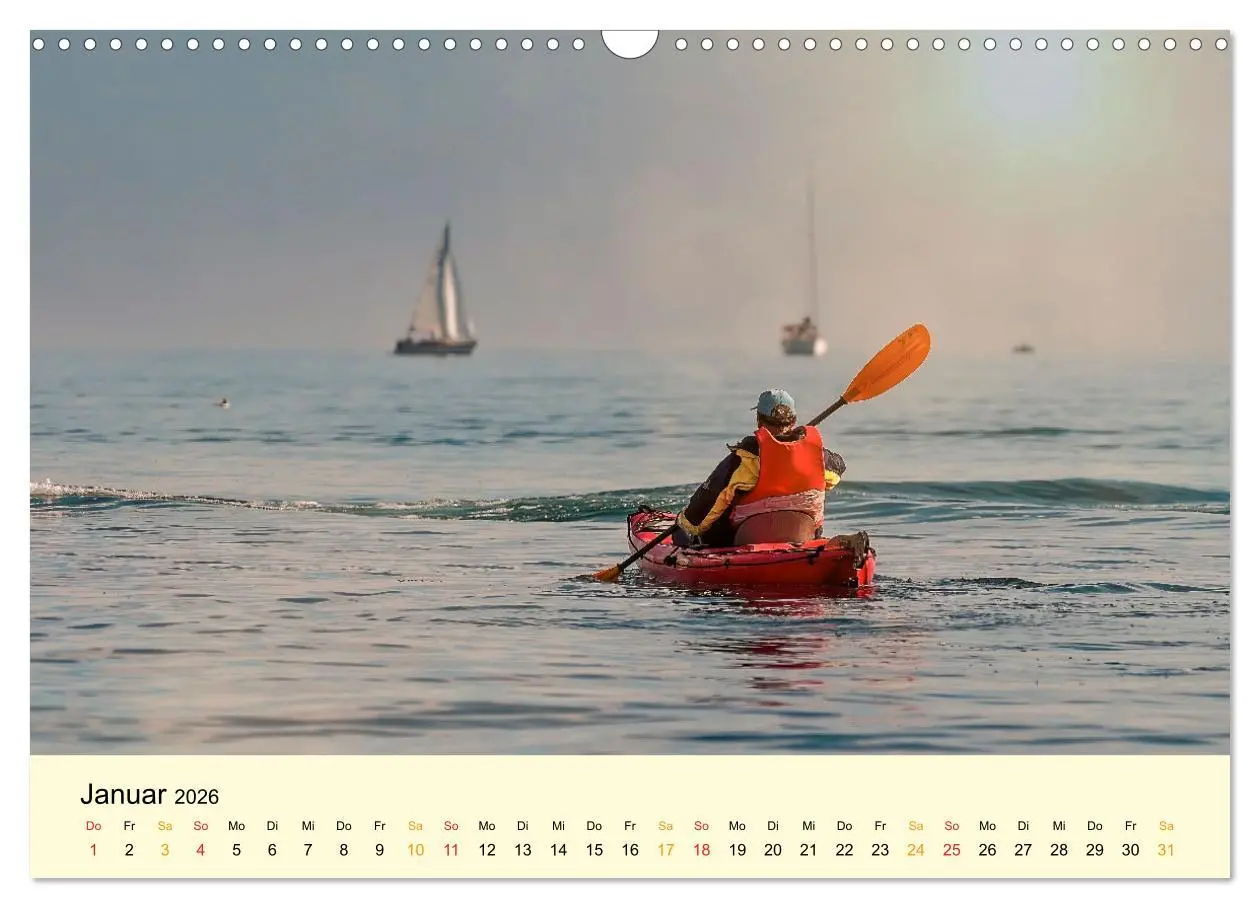 Bild: 9783457546628 | Kajak Abenteuer (Wandkalender 2026 DIN A3 quer), CALVENDO...