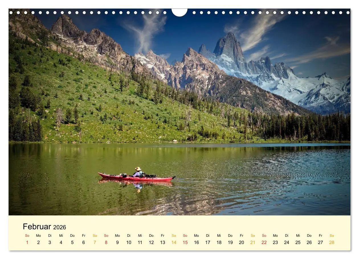 Bild: 9783457546628 | Kajak Abenteuer (Wandkalender 2026 DIN A3 quer), CALVENDO...