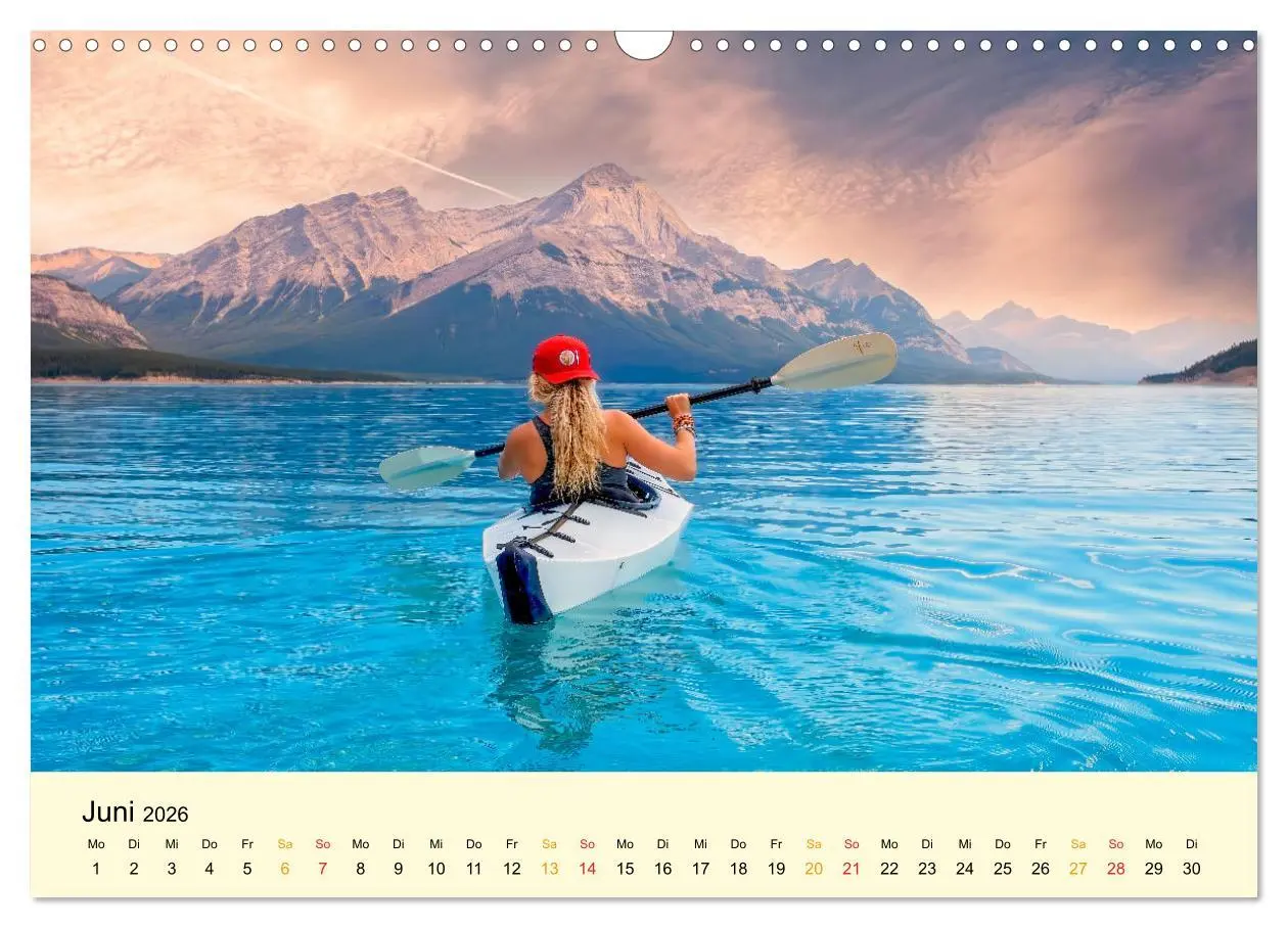 Bild: 9783457546628 | Kajak Abenteuer (Wandkalender 2026 DIN A3 quer), CALVENDO...