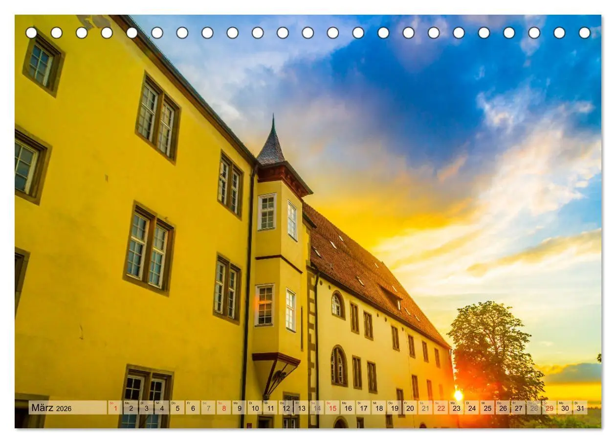 Bild: 9783457786628 | Leonberg - Altstadt in Abendstimmung (Tischkalender 2026 DIN A5...