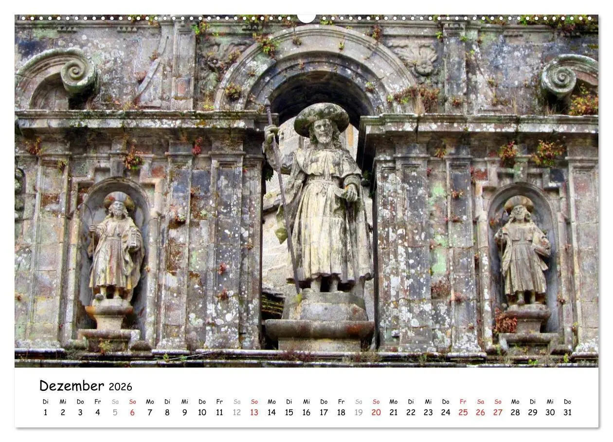Bild: 9783516016628 | Jakobsweg - Camino Portugues (Wandkalender 2026 DIN A2 quer),...