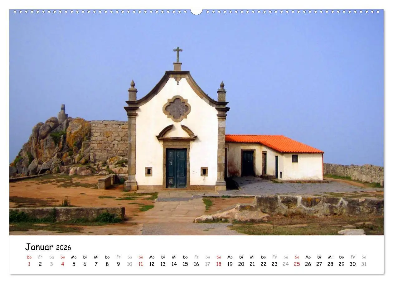 Bild: 9783516016628 | Jakobsweg - Camino Portugues (Wandkalender 2026 DIN A2 quer),...