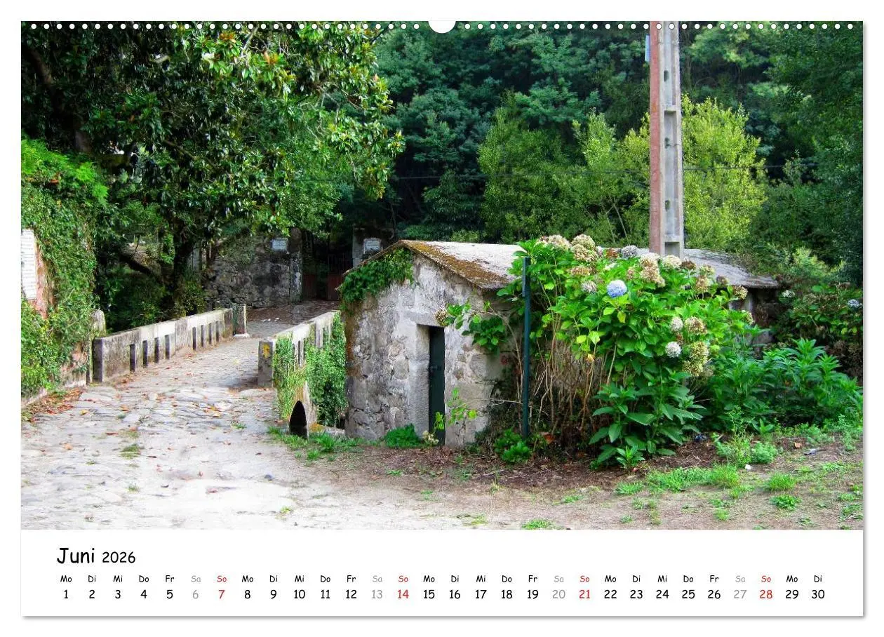 Bild: 9783516016628 | Jakobsweg - Camino Portugues (Wandkalender 2026 DIN A2 quer),...