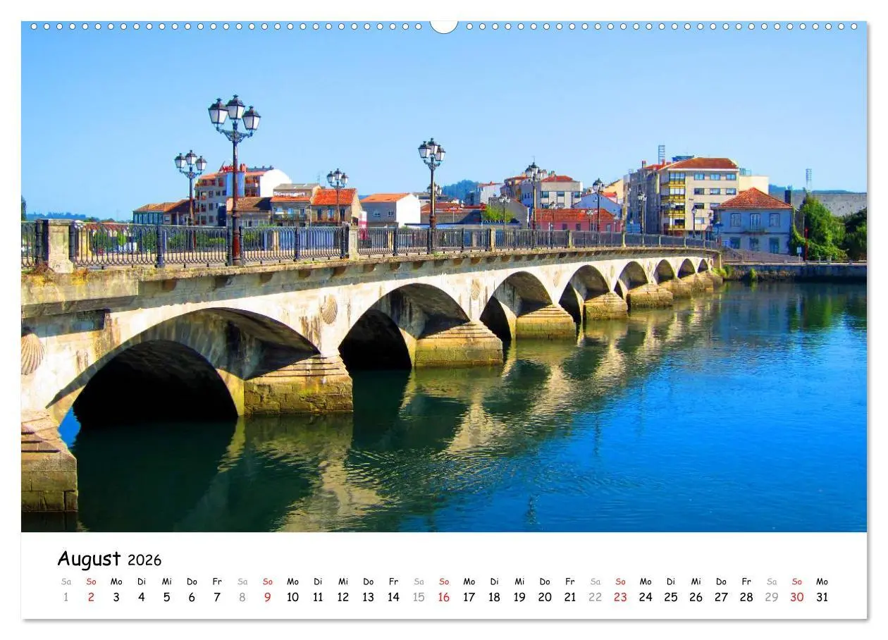 Bild: 9783516016628 | Jakobsweg - Camino Portugues (Wandkalender 2026 DIN A2 quer),...